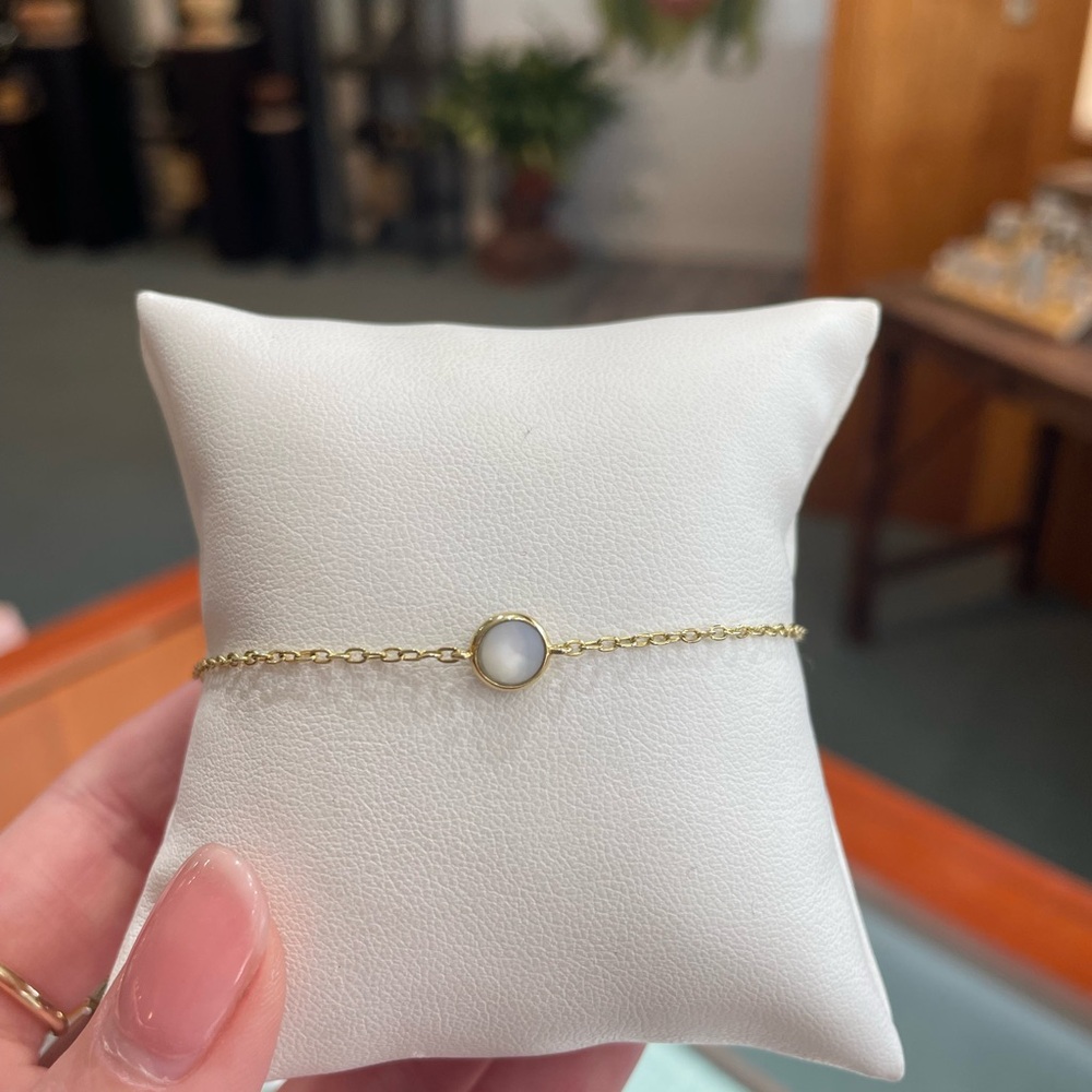 Ippolita Gold and White Dainty Bracelet